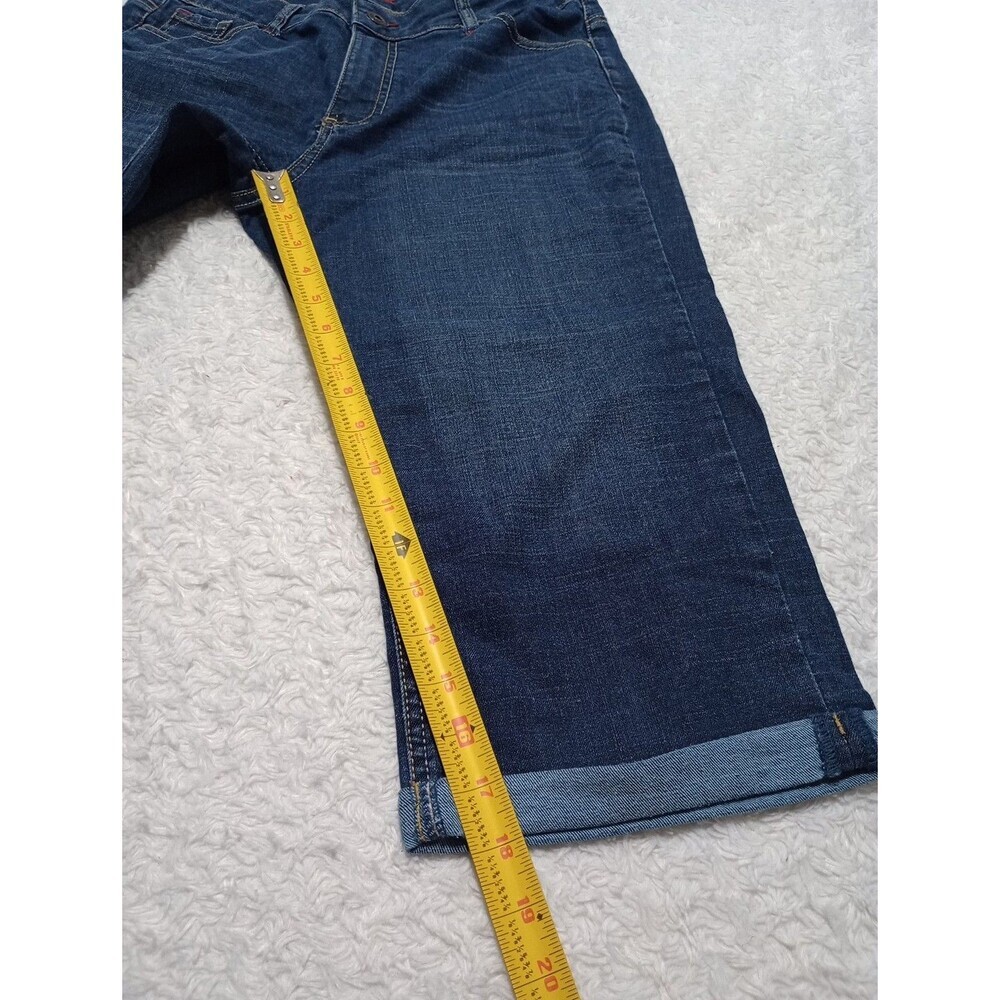Wrangler Women's Blue Denim Stretch Capri Jeans Size 12M - Picture 4 of 9